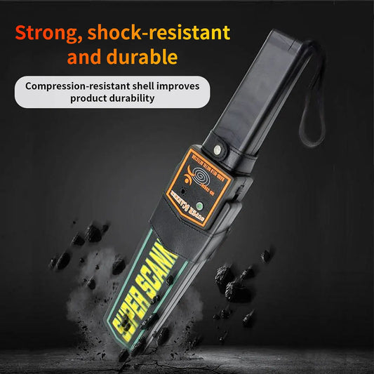 Black Metal Detector Handheld Metal Detection Outdoor Gold Finder Portable Scanner Depth Wall Detector Safe Checking