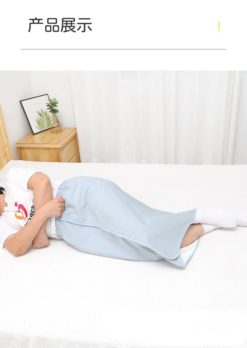 Adult Elderly Diaper Skirt Cloth Diaper for Bedridden Paralyzed Washable Cotton Diaper Pad for Menstrual Waterproof Leak-proof