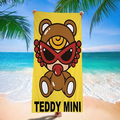 Japan Fashion H-Hysteric M-Mini Cartoon Beach Towel Cute Kawaii Room Decor Bath Girls Children Hand Towels For Bathroom Shower