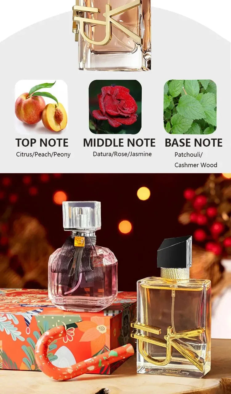 Perfume Floral Scent Lasting Fragrance Pheromone Eau De Parfum High Quality Gift for Women Perfumes Spray Luxury Gift Set
