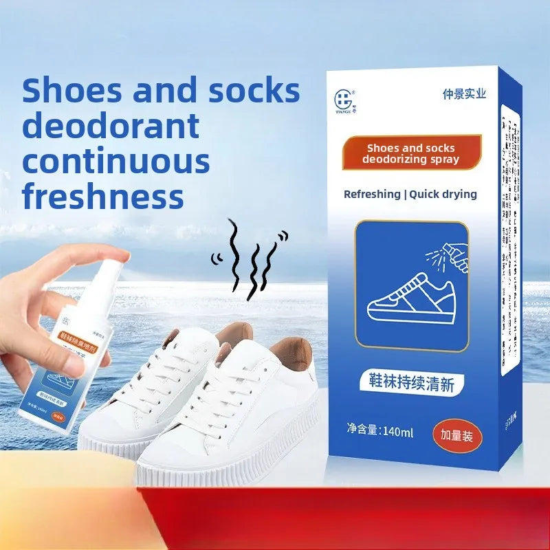 Shoe Deodorizer Spray - Eliminates Odor in Shoes, Socks & Lockers, Long-Lasting Freshness for Smelly Feet Care