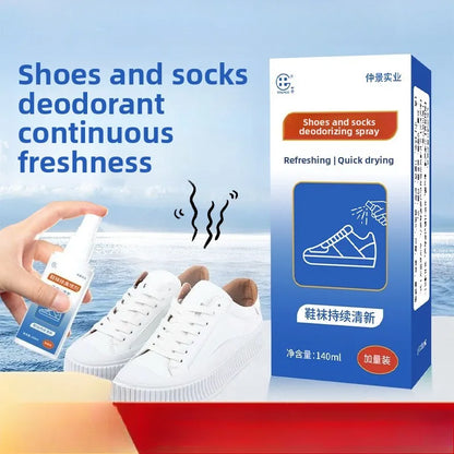 Shoe Deodorizer Spray - Eliminates Odor in Shoes, Socks & Lockers, Long-Lasting Freshness for Smelly Feet Care