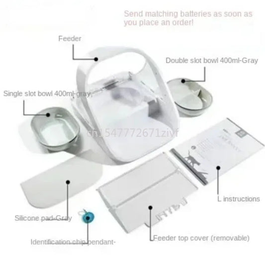 Intelligent Chip-activated Sensor-type Automatic Pet Feeder with Pest Prevention Design
