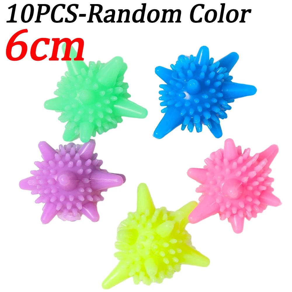 10/5/1PCS Reusable Laundry Ball for Washing Machine Lint Remover for Clothing PVC Solid Washing Anti-knot Clothes Dryer Balls