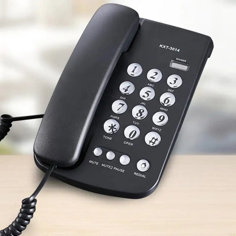 920L Corded Landline Telephone Desk House Phone with Large Buttons Home Phone Corded Telephone for Home Office Hotel Bathroo
