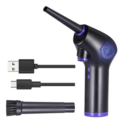 Cordless Air Duster Handheld Rechargeable Dust Blower Cordless Dust Collector for Computers Electronic Equipment