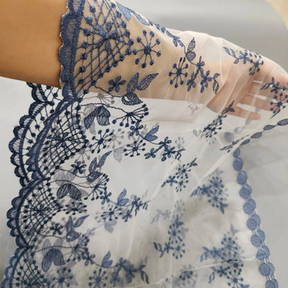 Latin Church White Bridal Lace Mantilla Veil Muslim Church Veil Shawl