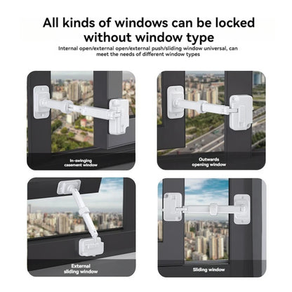 Children Security Protection Locks Window Lock ABS Child Safety Stopper Falling Prevention Lock Limiter Care for Baby  New