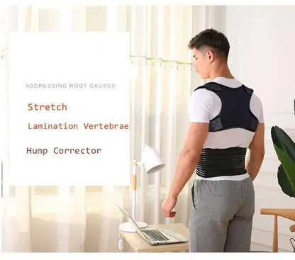 Invisible Back Posture Corrector Trainer Adjustable Shoulder Brace Straight Holder Clavicle Support for Men Women Adult Children