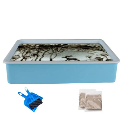 Sand Art Kits For Kids Sand Art Table Light Board For Kids Sand Art Tabletop Lightbox Kinetic Art For Girls And Boys As Birthday