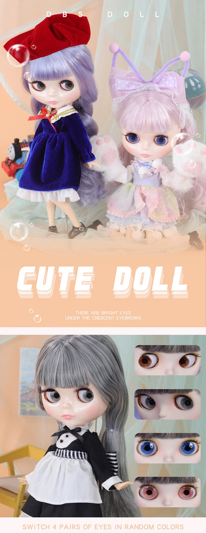 ICY DBS Blyth Doll Cute Combination Including Clothes Shoes Hand Set AB Cosplay Dressing 1/6 BJD Anime Girl OB24