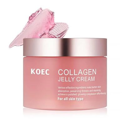 Jelly Face Cream Collagen Soft Moist Collagen Jelly Cream Essence Shrinks Pores  Nourishes Moisturizes Moisturize 100g  New