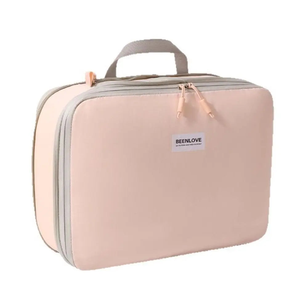 Large Capacity Compression Packing Cube Waterproof with Carry Handle Clothes Storage Bag Moisture-proof Space-saving