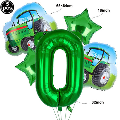 Tractor Party Paper Plates Cups Napkins Banner Tractor Birthday Party Supplies Tractor Themed Party Decor for Party Farm Party