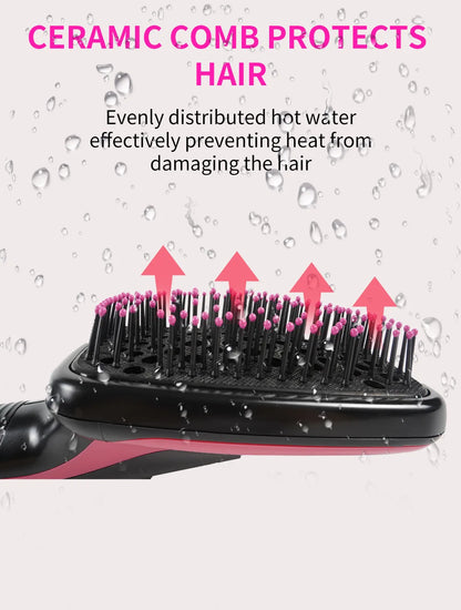 Hair Dryer Brush Portable Hot Air Brush Blow Dryer with Comb One Step Hair Dryer Comb Blower Brush Hair Straightener