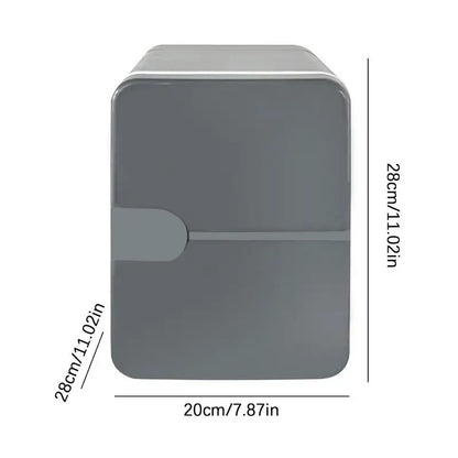 Portable Car Refrigerator 6L Thermal and Cool Fridge 12V DC 220V AC Camping Refrigerator Car Cooler Warmer for Driving Travel