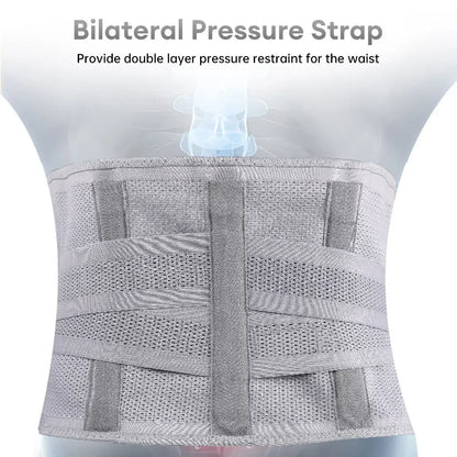 2024 Adjustable Back Braces Waist Belt Men Women Work Lower Back Pain Relief Breathable Anti-skid Spine Lumbar Support Belt