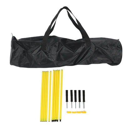 Soccer  Poles Set Yellow  Poles 1.5m  Training Poles Soccer Training Sports  Poles with Base Buckles