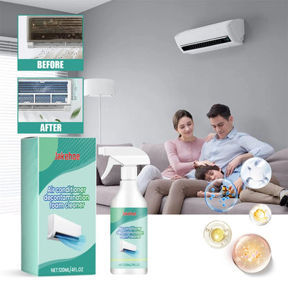 120ML Air Conditioner Foaming Cleaner Spray Deodorizer Professional Household Outside Machine Cleaning Foam Spray Deodorizer