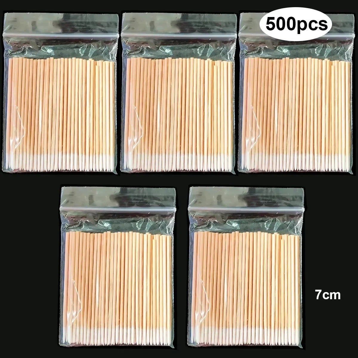 Cotton swab Disposable tattoo tip Cotton swab tip Wooden single head wooden swab small cotton swabEyeliner guard Raw cotton swab