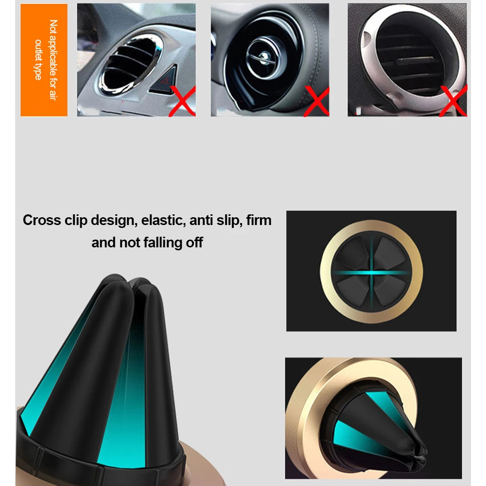 Magnetic Car Phone Holder Air Vent Mount Universal Mobile Smartphone Stand Bracket Magnet Support Cell Holder For Phone In Car