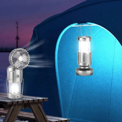Camping, outdoor charging, horse light, solar fan, multifunctional emergency light, hanging lantern, emergency tent