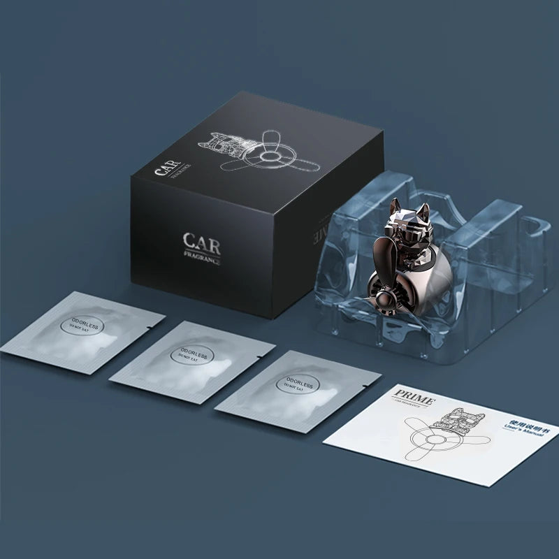 DIY perfume odorless ornaments airplane pilot bulldog car air fresheners decorations accessories aroma vent fragrance diffuser