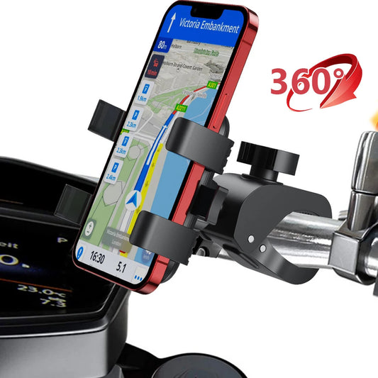 Universal Mobile Phone Clamp for Stroller Phone Holder, Shopping Cart Phone Holder, Golf Cart Phone Holder, Bike Phone Mount