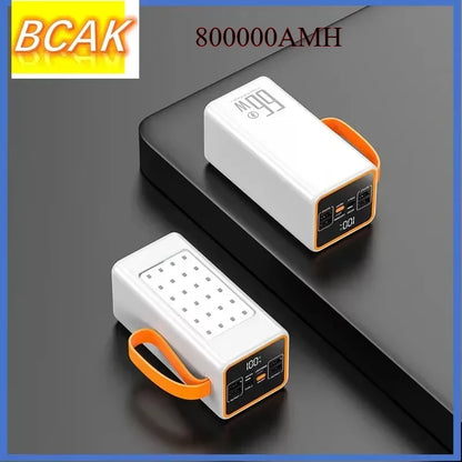 BCAK Brand Upgraded Version Super power bank fast charging with LED Super Large Capacity 500000mah 100000mah 200000mah 300000mah