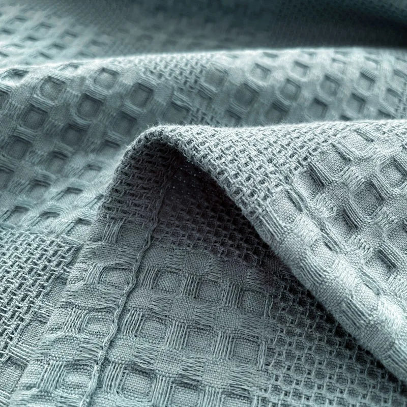 Battilo Cotton Throw Blanket Soft Breathable Waffle Blanket for Twin Queen King Bed Decorative Plaid Sofa Blankets Summer Throws