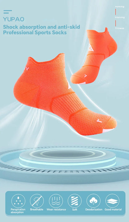 Professional Sports Socks Four Season Quick Drying Running Socks Thin Marathon Socks Deodorant Couple Socks