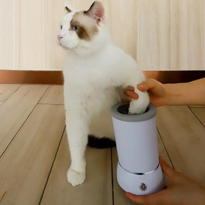 Pet Feet Washer Electrical Pet Paw Cleaner Automatic Dog Quick Low Cleaner Pet Paw Portable Cleaning Noise Cup Foot Wash Cup