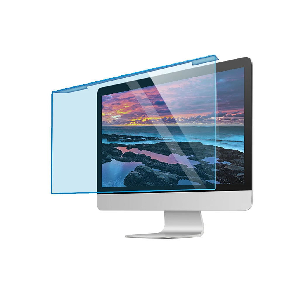Hanging Blue Light Blocking Screen Protector High-transmittance Anti-UV Eye Protection Film for 20-22'' Desktop Monitor