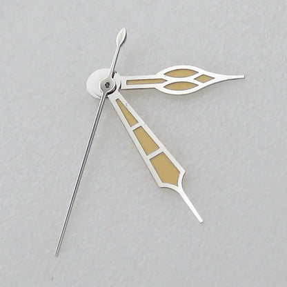 Nologo Vintage 29mm Black Watch Dial for Pilot Diver Watch NH35 NNH36 NH37 NH38 NH39 ETA2824 PT5000 ST2130 Watch Hand Set