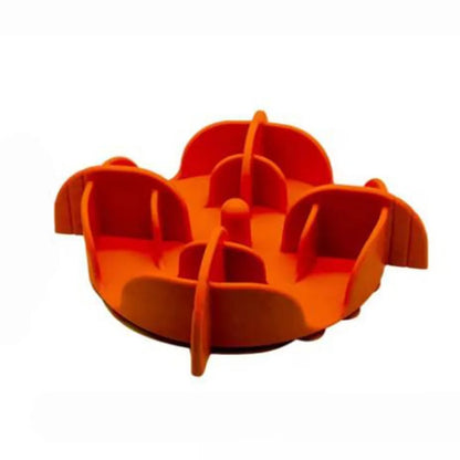 Convenient Silicone Dog Slow Feeder Anti Choking Soft Pet Slow Food Bowl Wear Resistant Safe Puppy Feeding Bowl Cats