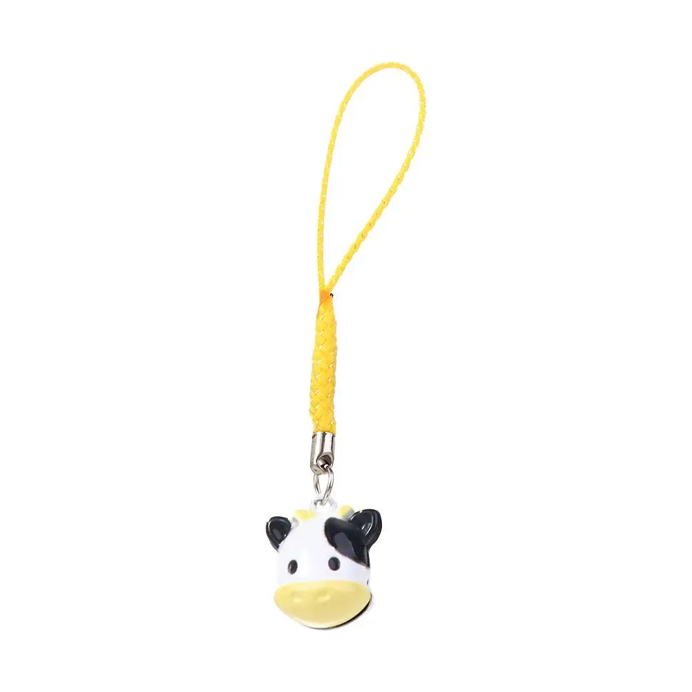 for Phone Cartoon Bell Pendant DIY Keychain Bear Bunny Phone Dolls Phone Lanyard Phone Bell Straps Mobile Phone Straps