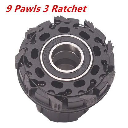 9 Pawls,RUJIXU, BOOST-Bicycle Bearing Hubs HG, MS, XD, 450T Noise, 5 Bearing Hubs, 110x15, 148x12mm, 32 Holes