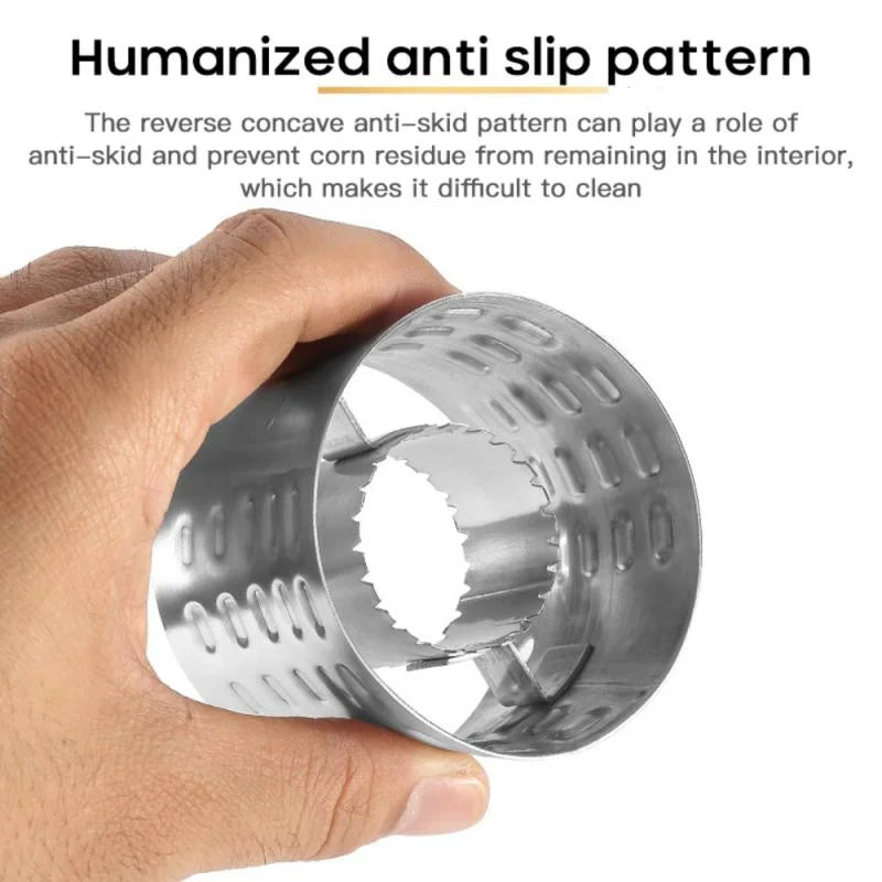 Stainless Steel Corn Peeler Rotating Corn Artifact Creative Corn Peeler Stonego Kitchen Gadgets