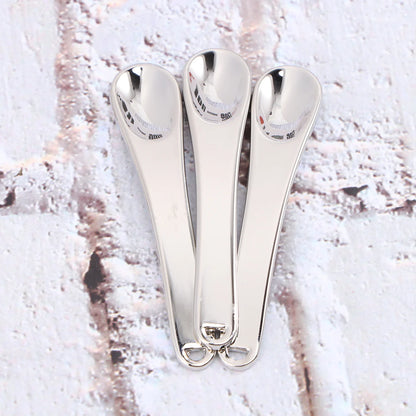 5Pcs Mini Makeup Spoon Beauty Scoop Face Mask Spatula Skincare Tool Metal Applicator For Cream Facial Testing Mixing