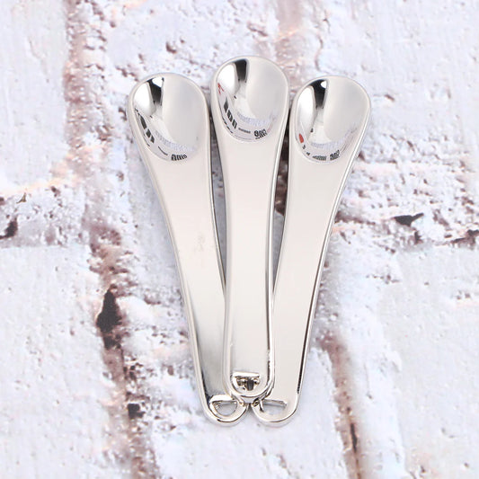 5Pcs Mini Makeup Spoon Beauty Scoop Face Mask Spatula Skincare Tool Metal Applicator For Cream Facial Testing Mixing