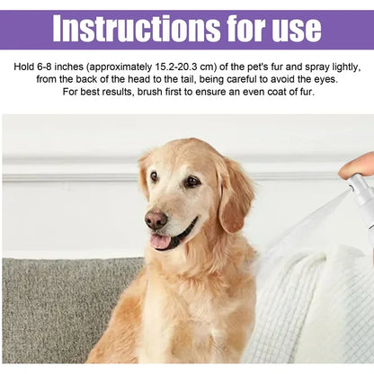 Pet Deodorization Spray 50ml Dog Perfume Lavender Oil Deodorization Spray Anti Itching Fragrant Pet  Cat and Dog Beauty Care