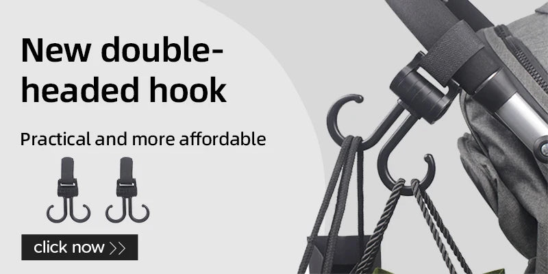 1pcs Baby Stroller Hooks Adjustable Clips for Hang Shopping Bags Or Diaper Bags Baby Stroller Accessories