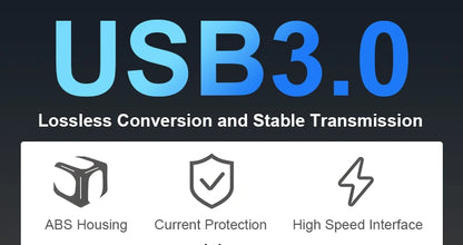 USB 3.0 Power Adapter 7 Port Multi USB Splitter Hub USB Hub 2.0 USB Multiple Expander Switch 30CM Cable Hub Docking Stations