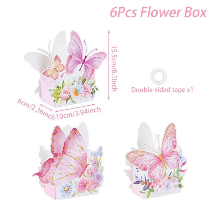 Butterfly Party Snack Tray Butterfly Birthday Party Decoration Kids Girls Birthday Party Supplies Baby Shower Party Decoration