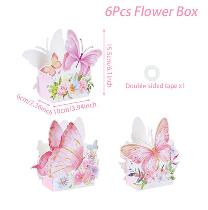 Butterfly Party Snack Tray Butterfly Birthday Party Decoration Kids Girls Birthday Party Supplies Baby Shower Party Decoration