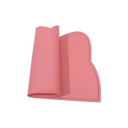Silicone Pet Feeding Dog Cat Bowl Food Mat Non-Stick Waterproof Pet Food Feeding Pad Puppy Feeder Tray Water Cushion Placemat