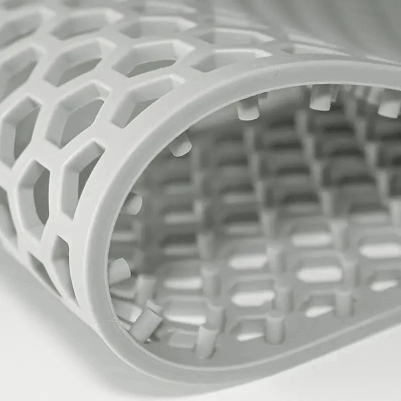 Silicone Sink Mat Sink Protectors for Kitchen Sink, Sink Mat Grid Non-Slip Folding Sink for Bottom of Farmhouse Porcelain Sink