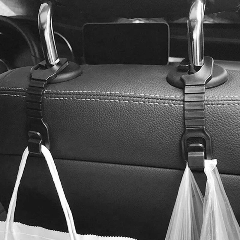 Car Seat Headrest Hook Storage Hanger Car Vehicle Back Seat Organizer Holder Auto Interior Accessories Hooks Universal