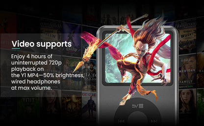 128GB ipod classic reproductor mp3 music player Bluetooth speakers, support fm radio, video, hifi ipod touch walkman