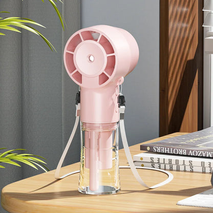Mini Handheld Fan Portable Misting Fans Adjustable Handheld Fan for Commuters Water Humidifier Cooling Gadget